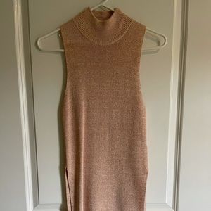 Keepsake brand xs tunic peach cotton/polyester